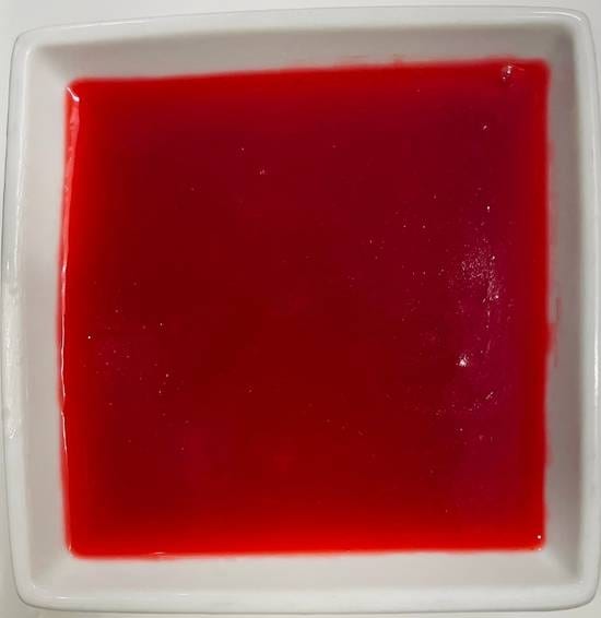 Side of Warm Sweet and Sour Sauce.