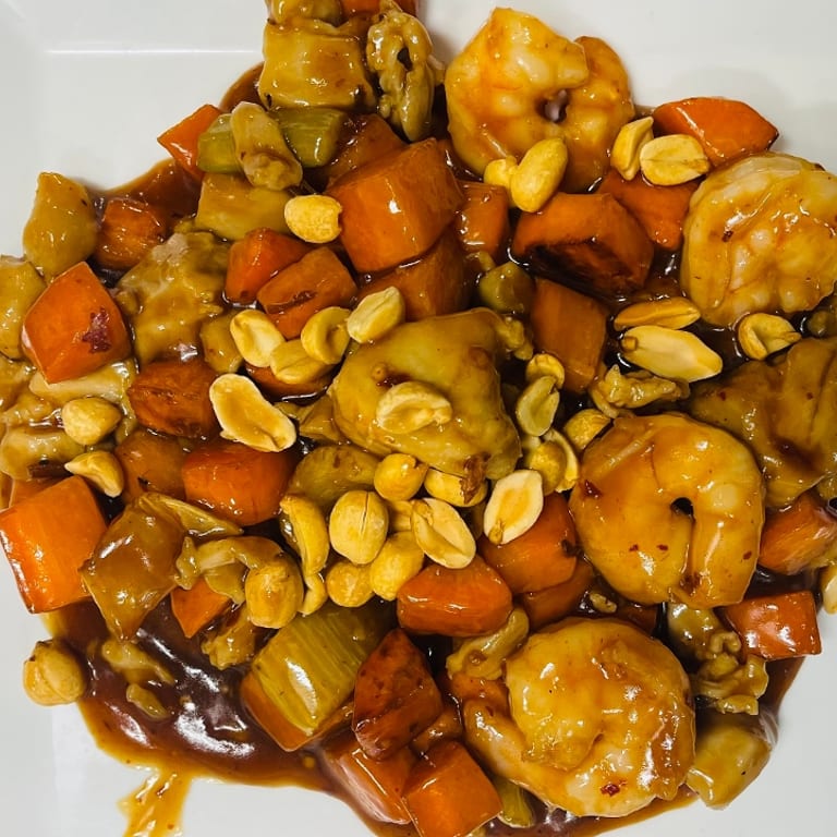 Spicy Kung Pao Chicken and Noodle Delights